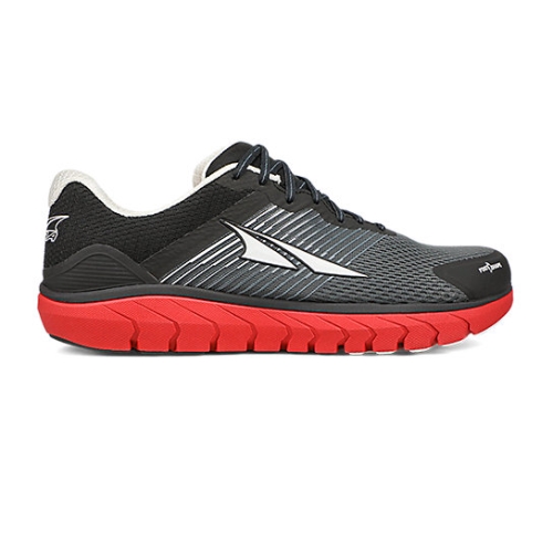 Black / Gray / Red Men's Altra PROVISION 4 Running Shoes | WIH791685