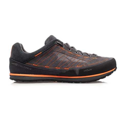 Black / Orange Men's Altra GRAFTON Hiking Shoes | JOC724863