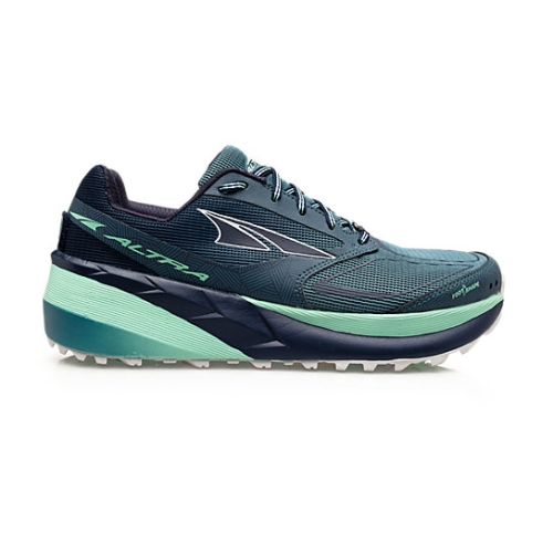 Blue / Green Women's Altra OLYMPUS 3.5 Trail Shoes | DLU241065