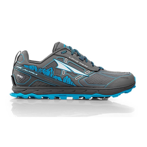 Gray / Blue Men's Altra LONE PEAK 4 Trail Shoes | HJF761592