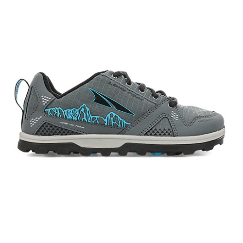 Gray / Blue Men's Altra LONE PEAK Trail Shoes | DBT930546