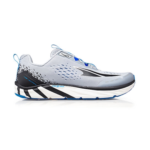 Gray / Blue Men's Altra TORIN 4 Running Shoes | IXV634278