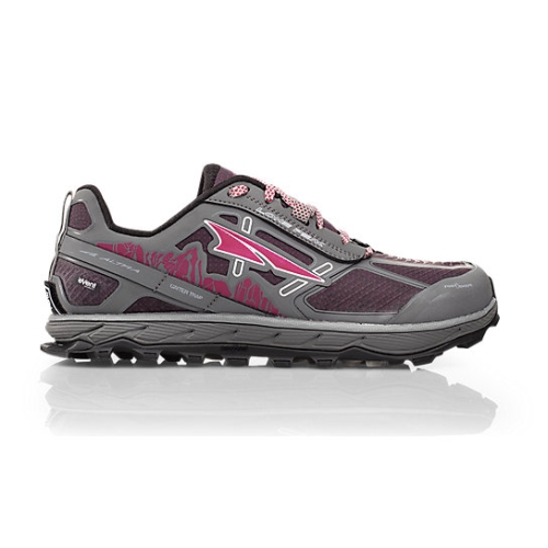 Gray / Purple Women's Altra LONE PEAK 4 Trail Shoes | SLM546109