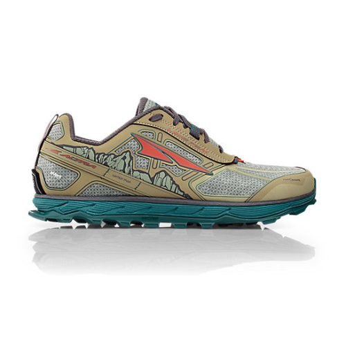 Green Men's Altra LONE PEAK 4 Trail Shoes | YKU140723