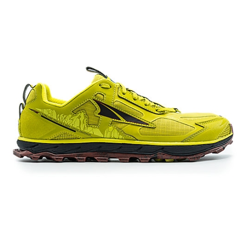 Lime / Red Men's Altra LONE PEAK 4.5 Hiking Shoes | QUY130462