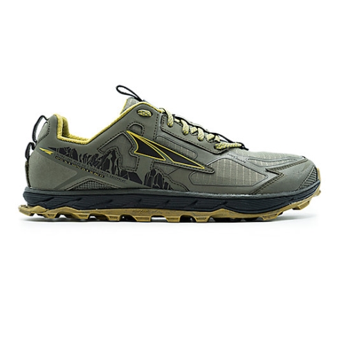 Olive / Willow Men's Altra LONE PEAK 4.5 Hiking Shoes | FNP895421