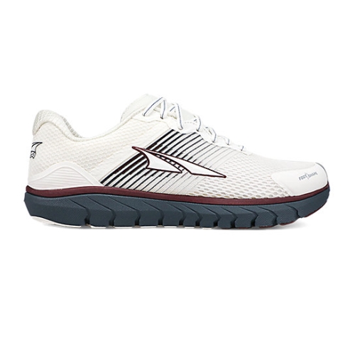 White / Burgundy Women's Altra PROVISION 4 Running Shoes | UNX021746